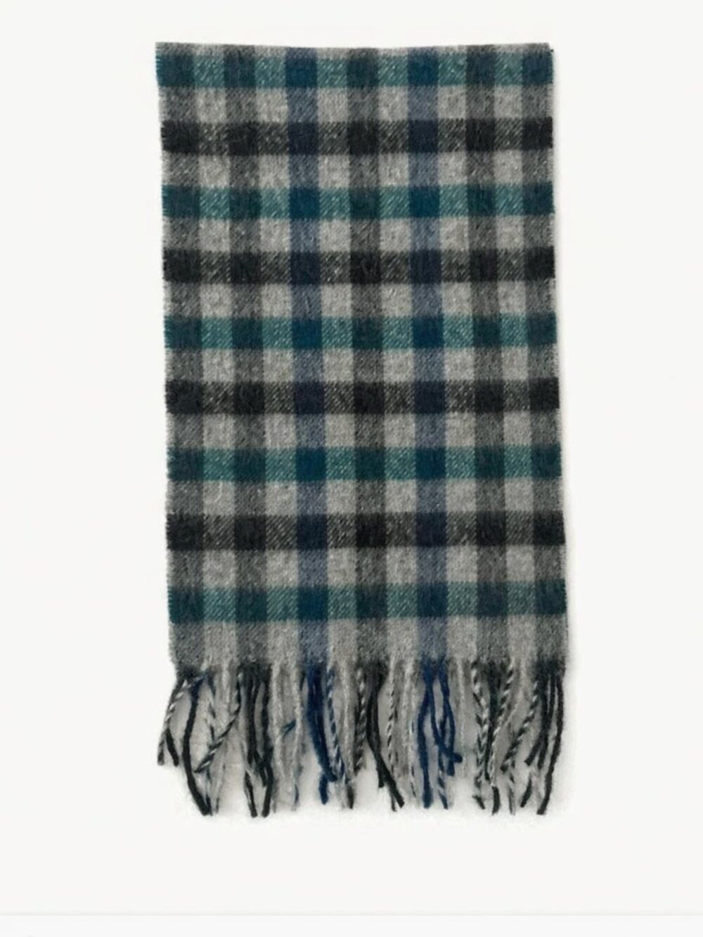 James Pringle Weavers Merino Wool Scarf Tartan Plaid - Picture 2 of 7